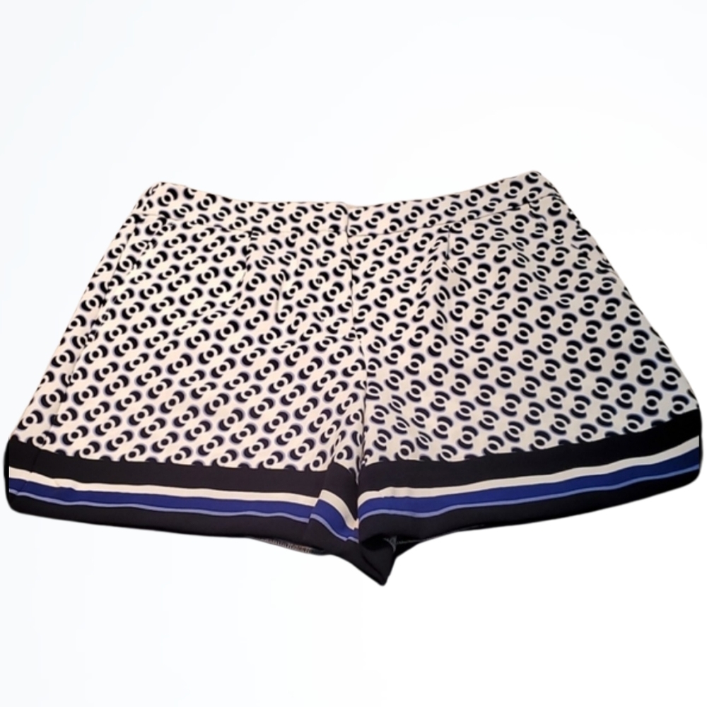 Ann Taylor The Drapey Short Geometric Pattern Size 10 Waist 32 In New With Tags